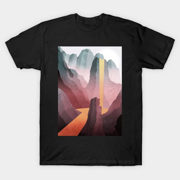 The lava river T-Shirt by Swadeillustrations